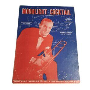 Vintage Sheet Music Sunrise Serenade Moonlight Cocktail 1941 USA Glen Miller